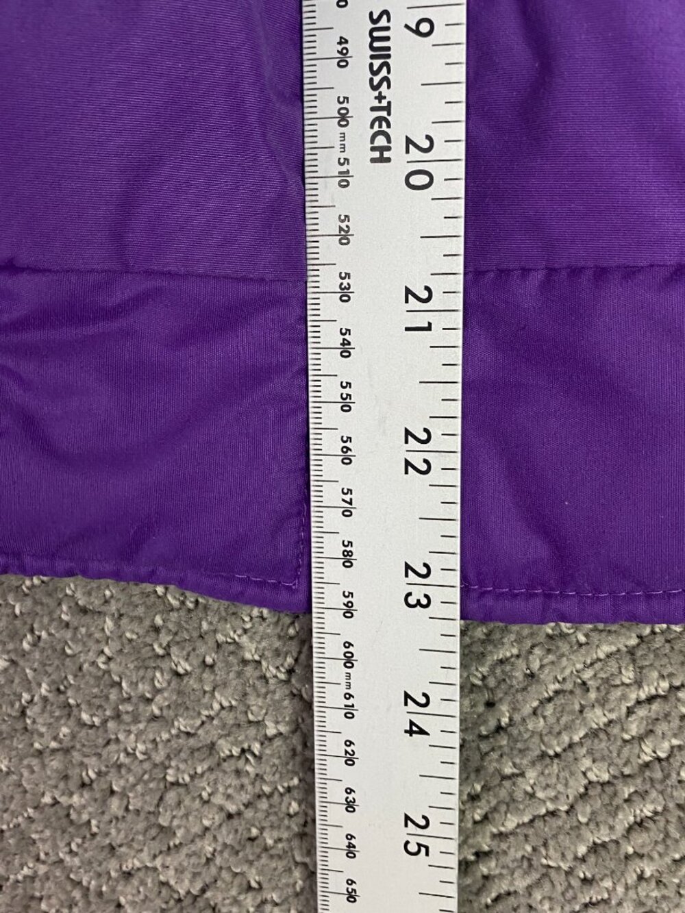 Vintage Columbia Vest Womens XL Purple Reversible Fleece Aztec Southwestern 90s - Picture 10 of 11
